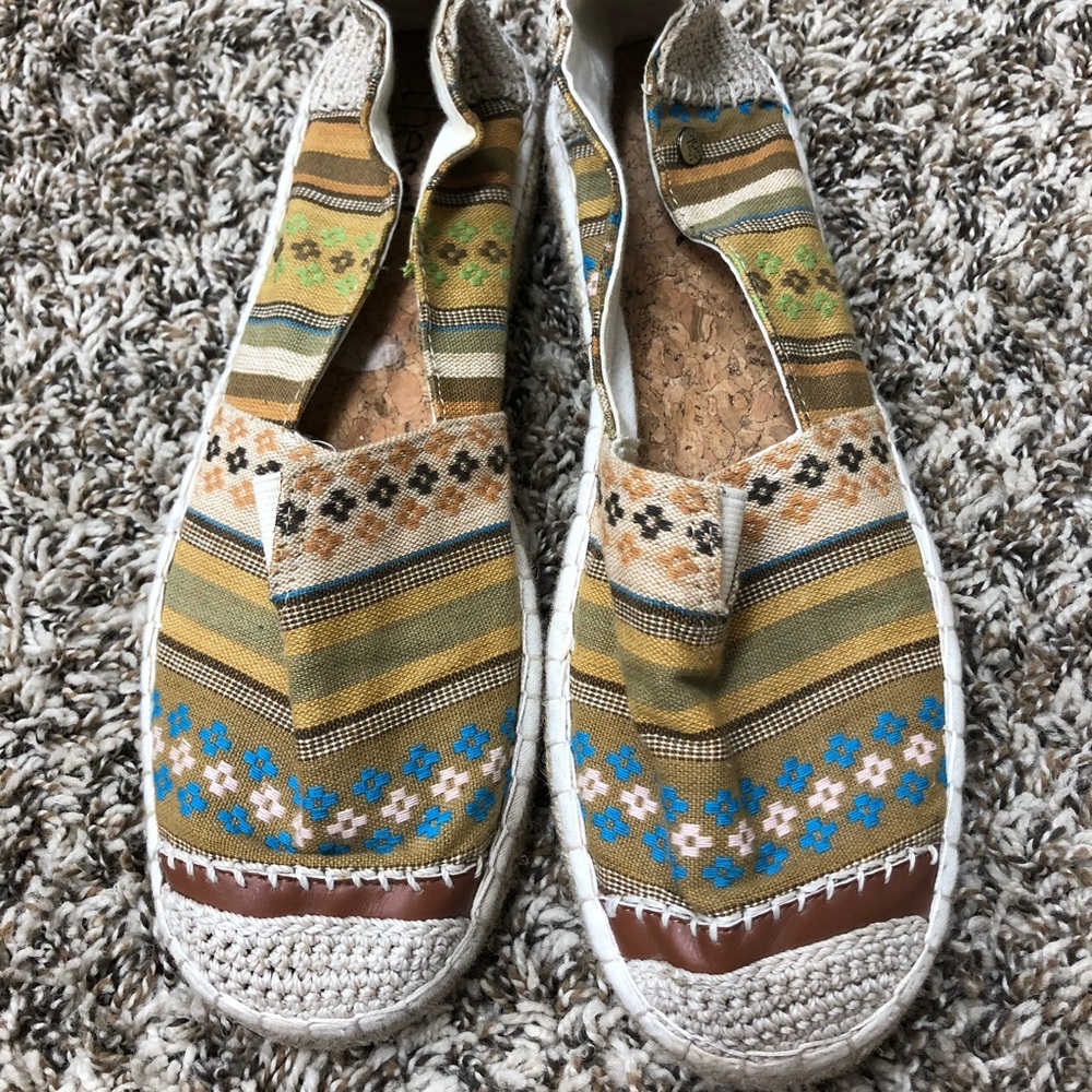 The Sak espadrille slip on shoes